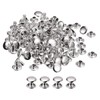 sourcing map 50 Sets Leather Rivets, 9mm Double Cap Rivets