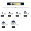 TUDOUZZZ M4 Hex Lock Nuts, 30 Pieces, Nylon, 304 Stainless