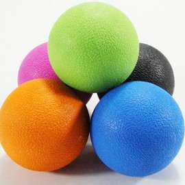 [New Item] Acupressure Massage Ball TPE Acupressure Ball Stretching Yoga Pilates Body Warming Core Massage Ball massage ball orange 5ea