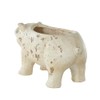 Deco 79 Magnesium Oxide Pig Indoor Outdoor Planter Small Planter