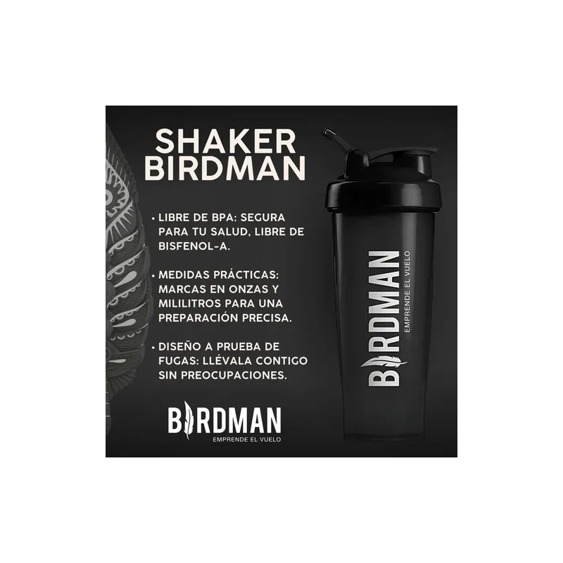 Birdman Creatina Monohidratada 90 Servicios Shaker 600ml