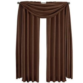 Royal Hotel Bedding Soho Chocolate-Brown Scarf, Solid Pattern, 42X216 inches