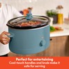 bella 6.0 Qt Manual Slow Cooker, Ceramic Nonstick Coating, 3