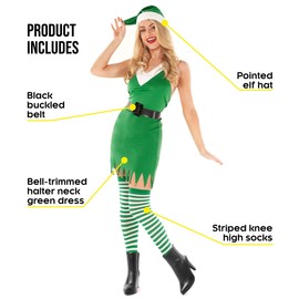 Fun Shack Flirty Elf Costume - MEDIUM