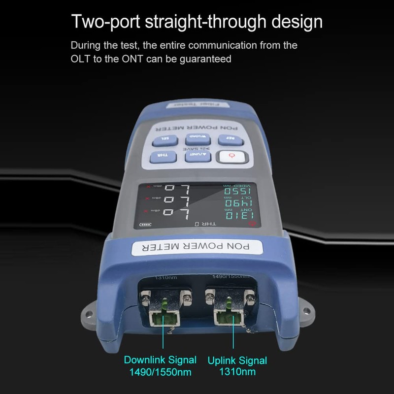 Handheld PON Power Meter Optical Fiber Tester Network Ten Data