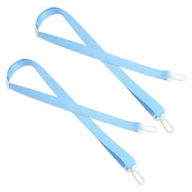 2pcs Drain Lanyard for Shower After Mastectomy or Tummy Tuck, Adjustable Neck Rope Post Breast Surgery Shower Strap for Drain Holder Post-Mastectomy Drainage Must Haves Recovery Accessory (Light Blue)