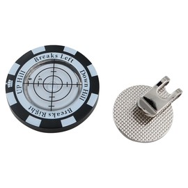 CENPEK Golf Magnetischer Hutclip, Green Slope Reader Universal-Wasserwaage mit Magnetblase, Geeignet für Outdoor-Sport, Golf