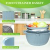 4-1 Colander with Bowl Set - Strainers for Kitchen, Food