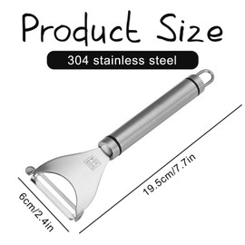 Potato Peeler Sharp Stainless Steel Vegetable Peeler with Potato Eye Remover, Ergonomic Non-Slip Handle Y Peelers