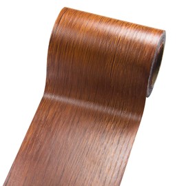 Wood Grain Tape for Mirrors & Furniture, 4" X 32 ft Repair Tape for Walls, Floors, Cabinets, Windows - 1 Roll (Reddish Brown)