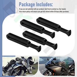 570023800 Windshield O-Rings, Compatible with Yamaha Arctic Cat Polaris Snowmobile - Replace 5410970/570023800 / 8K4-77223-00 (10 Pack