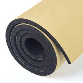 Bettol 1" Thick Car Sound Deadener Mat - 16"x60" Self-Adhesive High Density Foam for Noise Reduction, Automotive Insulation for Trunk/Hood/Floor/RV/Boat (Heavy-Duty Firewall Shield)