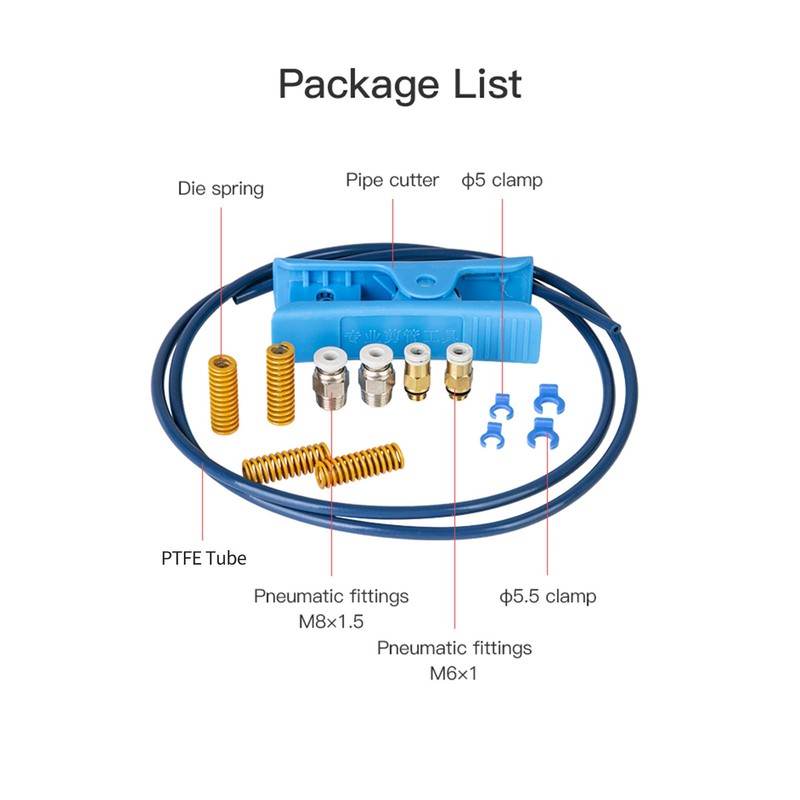 Mingzhe Capricorn Premium XS Bowden PTFE Tube 1 Meter and