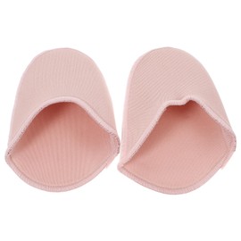 Beavorty 1 Pair of Elastic Forefoot Covers, Toe Caps, Ballet Toe Protector, Forefoot Guard Socks, Dance Socks, Beige