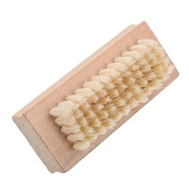 TOVINANNA Soft Bristle Double Sided Nail Brush Wooden Handle for Nails Spa Massage Oils