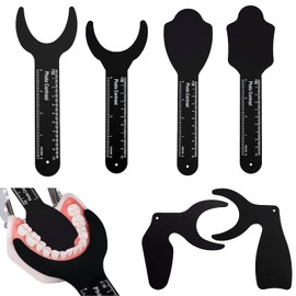 LANBONE 6pc Kit De Base De Molde De Contraste De Fondo Negro De Fotografía De Contraste Intraoral Dental para Fotografía Palatal Muebles