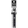 Raymei Fujii APJ128B Ruler, Easy to Read Black and White
