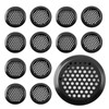 Uenhoy 20 Pcs Black Air Vents 2.1" (53mm) Circular Soffit