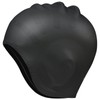 Unisex Silicone Swimming Cap with 3D Ear Protection, Keep Hair