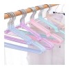 ML Paquete 10 Ganchos Ropa Tintoreria Metalicos Antiderrapantes