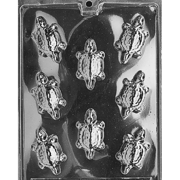 Grandmama's Goodies A001 Turtle Chocolate Candy Soap Mold with Exclusive Molding Instructions…