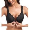 HACI Front Closure Bra for Women Unpadded Underwire Full Coverage