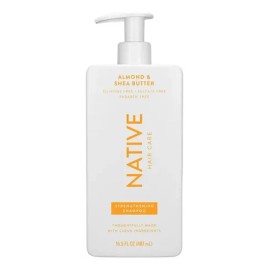 Native Shampoo Sin Sulfato Y Parabenos - Vegano - Fortalecedor - Manteca de Almendras y Karité 487ml