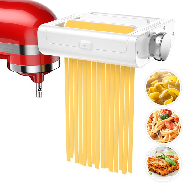 RETHONE Pasta Maker Attachment for KitchenAid Stand Mixers -3 in