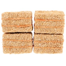 Gadpiparty 4pcs Mini Straw Bales Model Miniature Hay Bales for Crafts Mini Hay Bales Straw Bales Dollhouse Decoration