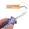 sourcing map SL6 Short Tip Slotted Screwdriver Stubby Magnetic Flat