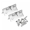 uxcell Spring Loaded Hinges, 2" 304 Stainless Steel Self Closing