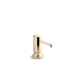 Kohler K-35761-AF Purist Soap/Lotion Dispenser, Vibrant French Gold