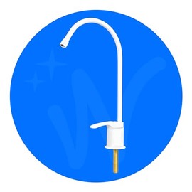 WECO Designer Drinking Water Faucets for Reverse Osmosis (RO) Water Filters & Other Undersink Water Purification Systems (US Style, White)