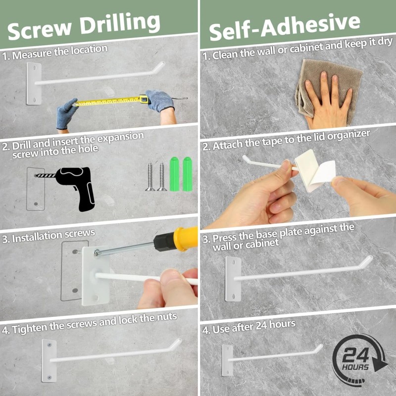 Unbranded 2 Pack Tumbler Lid Organizer Space Saving Cup Lid