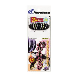 ハヤブサ(Hayabusa) 海戦イサキ・アジ ケイムラ&ブライトンMIX 3本鈎2セット SE376 7-4-4