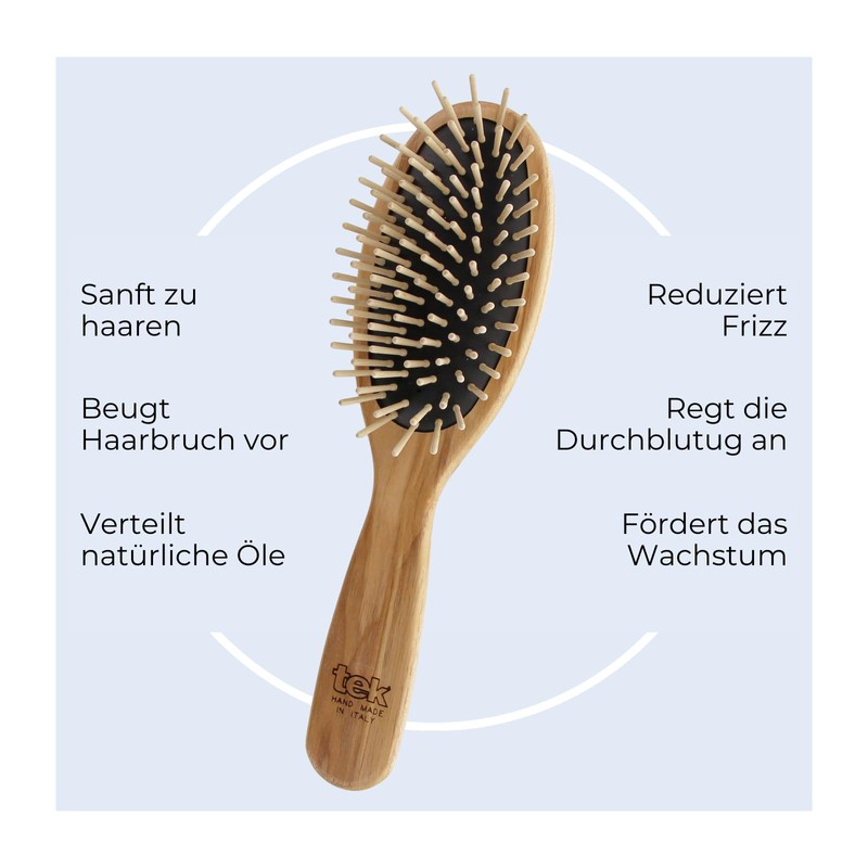 Tex Big oval brush with regular pins