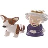 Novelty Salt and Pepper Set Queen and Corgi British