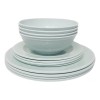 Macoll Vajilla 12 Piezas Melamina Milán Extendido/arrocero/sopero