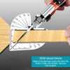 Mitre Shears, 45-135 Degree Adjustable Angle Scissors with 2 Spare