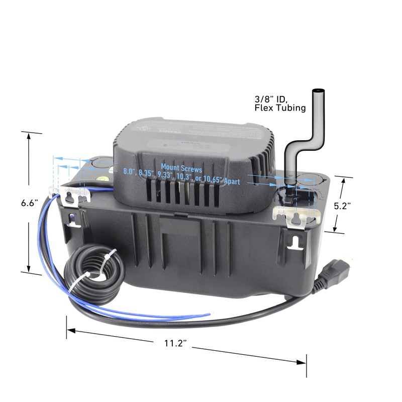 Beckett BK171LSUL Condensate Pump w/o Safety Switch, 115V, 17 ft
