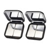 Beavorty 2pcs Magnetic Empty Eyeshadow Containers for Makeup Artists and