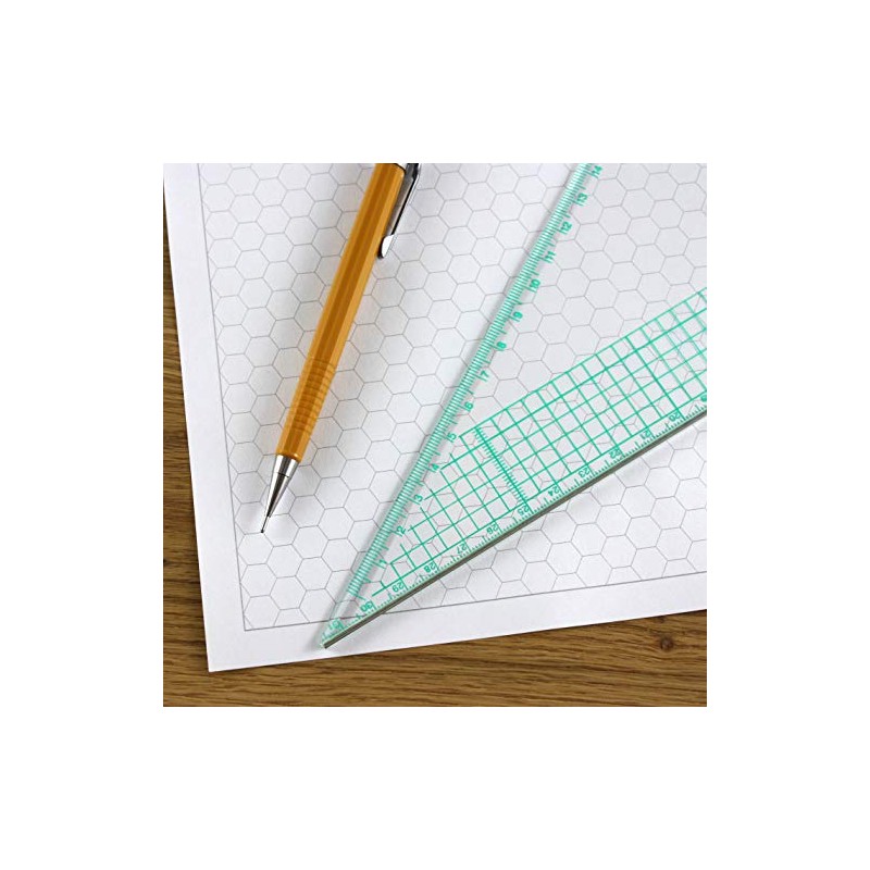 A5 Hexagon Graph Paper 10mm 1cm - 30 Loose-Leaf Sheets