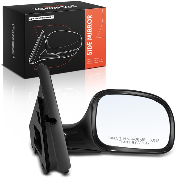 A-Premium Passenger Side Manual Door Mirror - Compatible with Chrysler