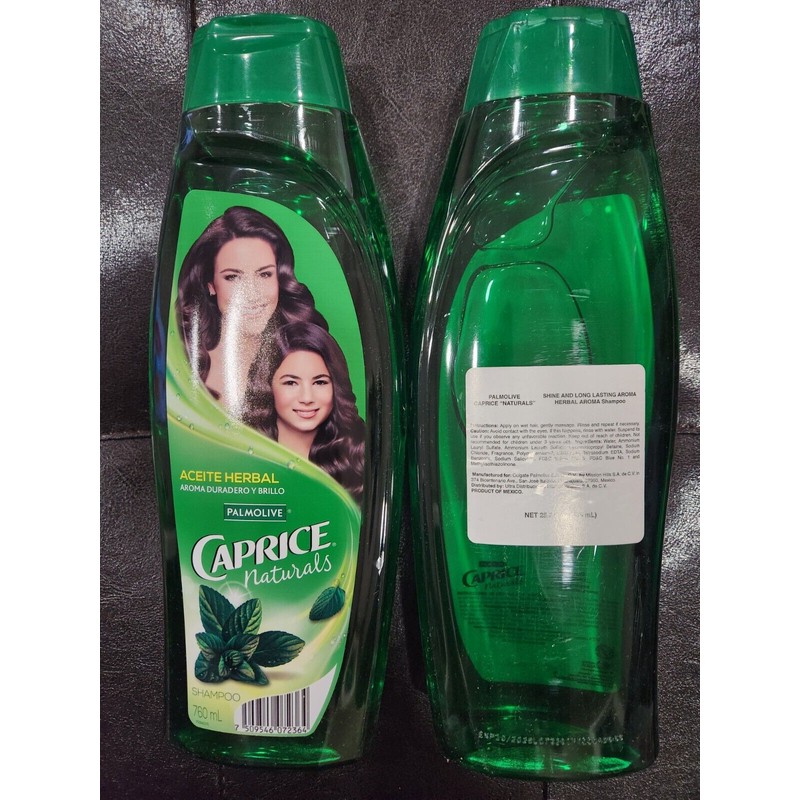 Palmolive 2 PACK PALMOLIVE CAPRICE NATURALS SHAMPOO LONG LASTING AROMA