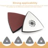 0XBIT Triangle Sanding Disc, 4 Pieces 80 mm Sandpaper Triangle