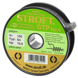 WAKU STROFT GTP S Type 4 Yellow Green 150 m Braided Fishing Line 10.00 kg