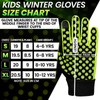 SAGA SPORTS All-Season Waterproof Gloves - Glow in The Dark,