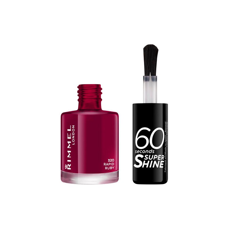 Rimmel 60 Seconds Nail Polish 320 Rapid Ruby