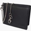 Chain Wallet Landscape Format, black, Elegant
