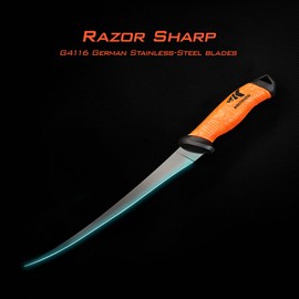 KastKing Bait Knife and Fillet Knife, Boning and Food Prep Knives, 7 inch Flex Fillet Knife